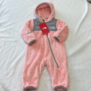 Infant North Face Cold Weather Zip-up Onesie
